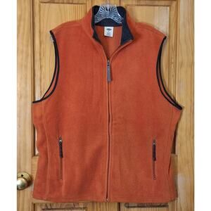 Old Navy Vest Women's XXL Fleece Full Zip Outdoor Nature Gorpcore Basic Simple